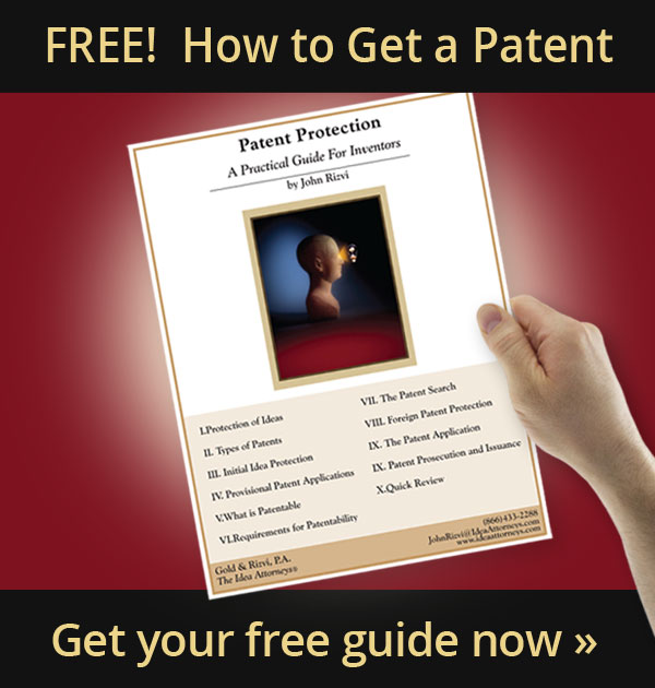 Free how to get a patent guide, free patent law information